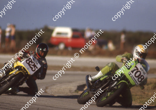 1983 Aldo Elna 708 Rod Gray Kawasaki 825 Dave Hiscock Suzuki (Colin Watling Photographic) (29)
