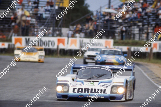 1983 Castrol 1000 11 Thierry Boutsen David Hobbs Desire Wilson Porsche (courtesy Roger Swan) 956