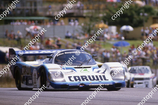 1983 Castrol 1000 11 Thierry Boutsen, David Hobbs, Desire Wilson Porsche 956 (courtesy Roger Swan) (1)