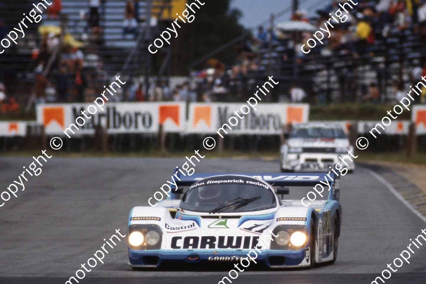 1983 Castrol 1000 11 Thierry Boutsen, David Hobbs, Desire Wilson Porsche 956 (courtesy Roger Swan) (11)