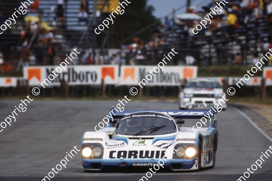 1983 Castrol 1000 11 Thierry Boutsen, David Hobbs, Desire Wilson Porsche 956 (courtesy Roger Swan) (11)