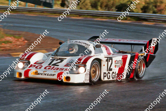 1983 Castrol 1000 12 rain Dieter Schornstein _Winter_ Porsche 956 (courtesy Roger Swan)