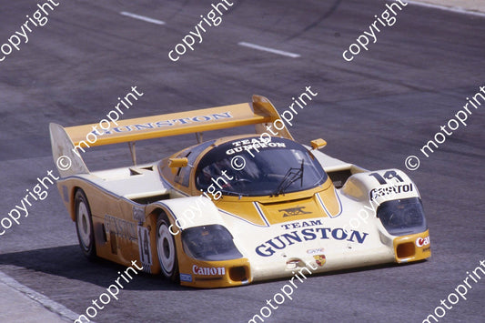 1983 Castrol 1000 14 Jan Lammers, Jonathan Palmer Porsche 956 (courtesy Roger Swan) (7)