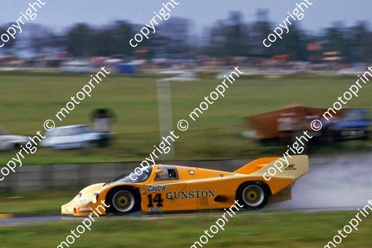 1983 Castrol 1000 14 rain Jan Lammers, Jonathan Palmer Porsche 956 (courtesy Roger Swan) (4)
