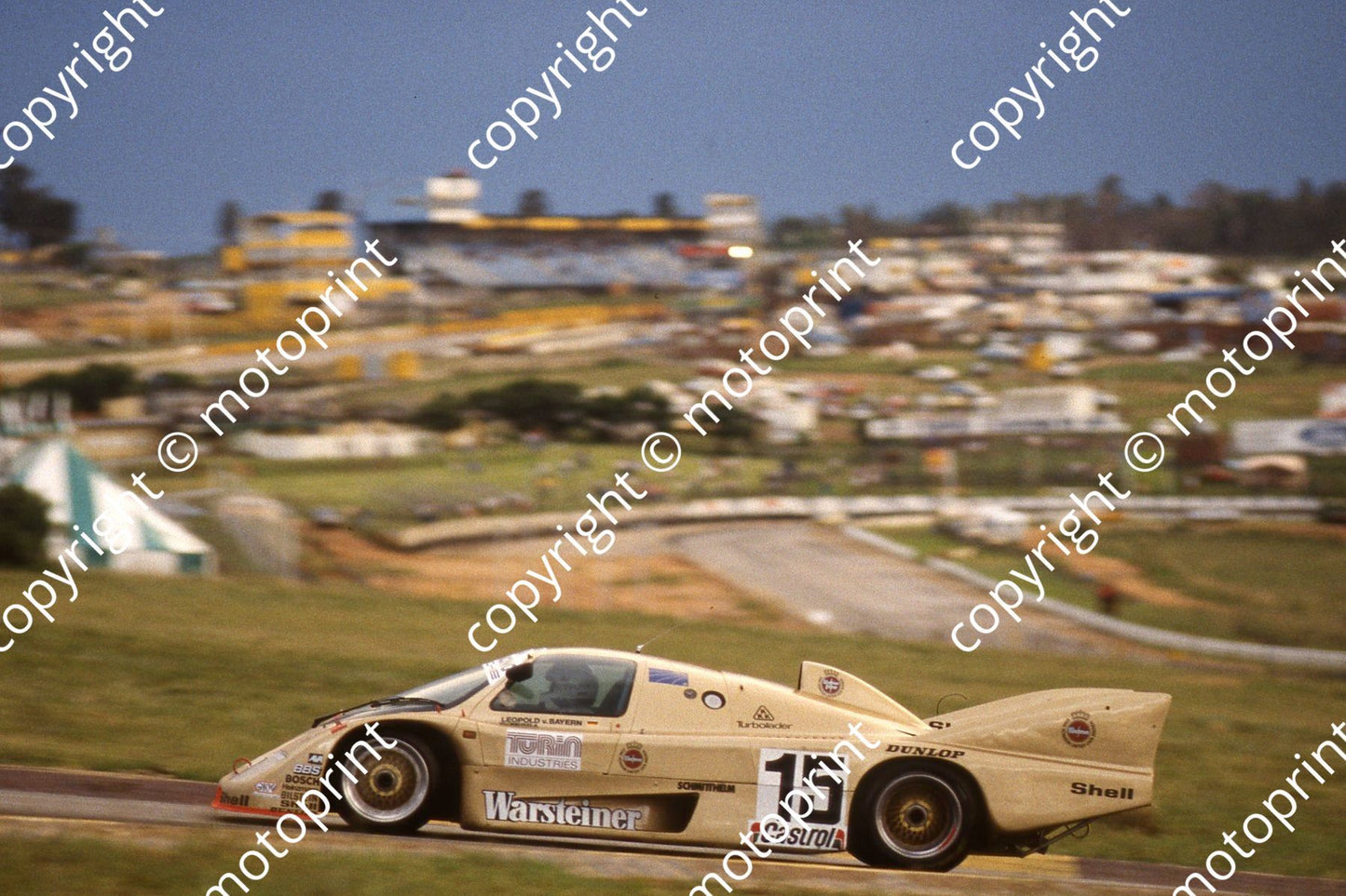 1983 Castrol 1000 15 Siggi Brun, Leopold van Bayern, Klaus Grogor Porsche 936 (13)