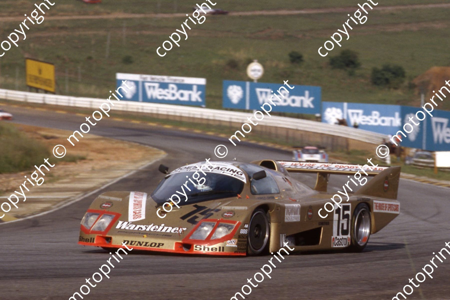 1983 Castrol 1000 15 Siggi Brun, Leopold van Bayern, Klaus Grogor Porsche 936 (courtesy Roger Swan) (4)