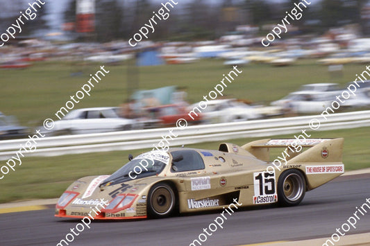 1983 Castrol 1000 15 Siggi Brun, Leopold van Bayern, Klaus Grogor Porsche 936 (courtesy Roger Swan) (6)