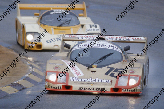 1983 Castrol 1000 15 rain Brun van Bayern Grogor 936, 14  Palmer Lammers 956 (courtesy Roger Swan)(14)