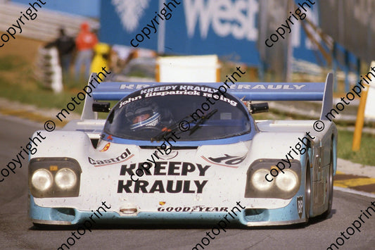 1983 Castrol 1000 16 Sarel van der Merwe, Graham Duxbury, Tony Martin Porsche 956 (courtesy Roger Swan) (18)
