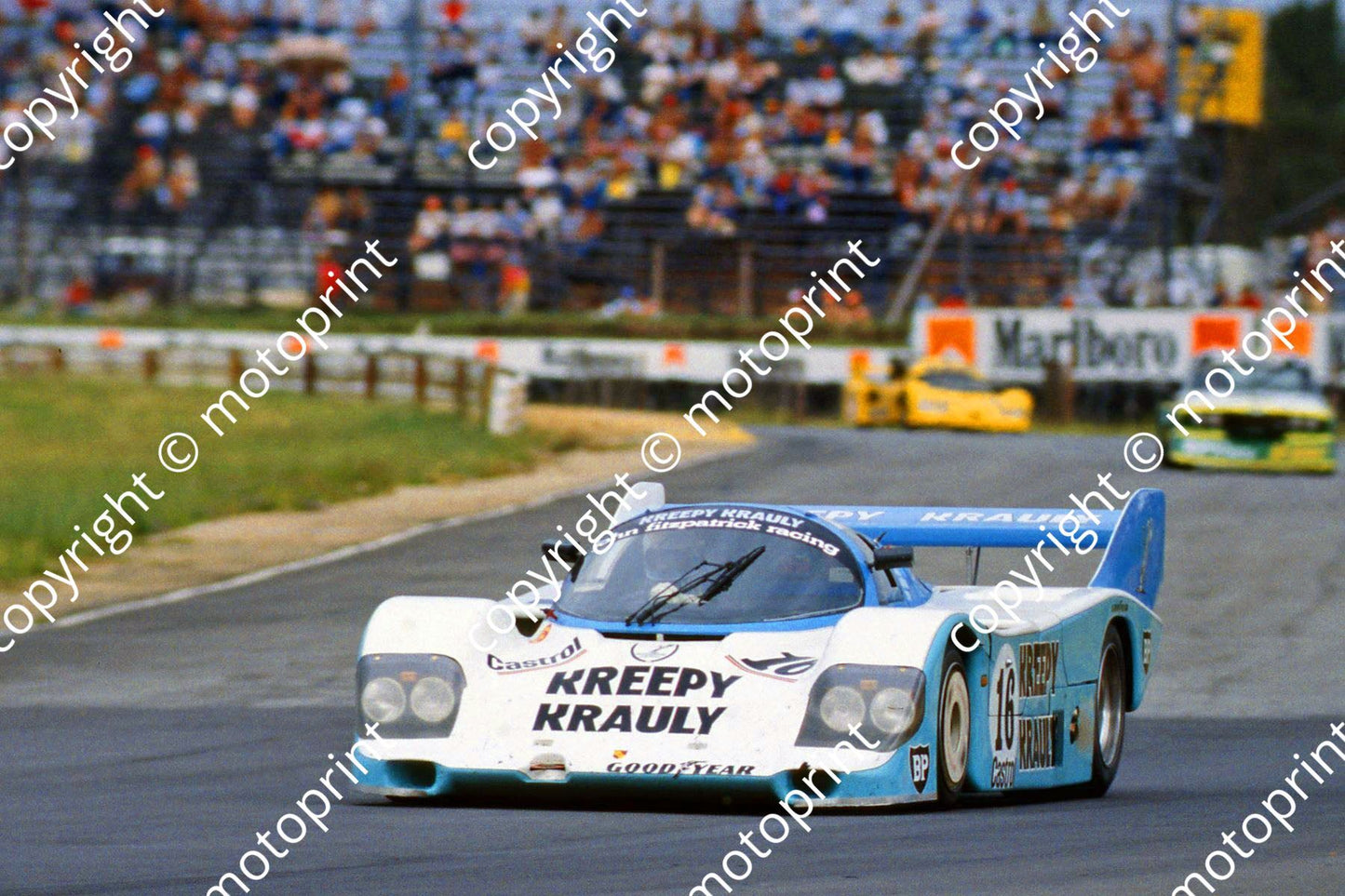 1983 Castrol 1000 16 Sarel van der Merwe, Graham Duxbury, Tony Martin Porsche 956 (courtesy Roger Swan) (9)