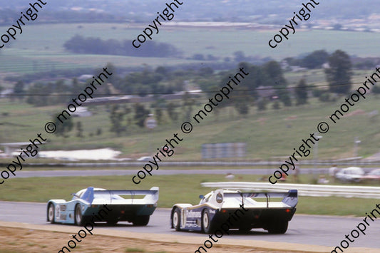 1983 Castrol 1000 16 Van der Merwe Duxbury Martin 1 Ickx Mass Porsche 956s (courtesy Roger Swan) 185