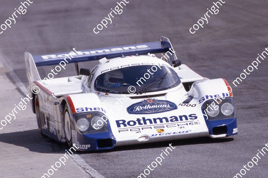 1983 Castrol 1000 1 Jacky Ickx Jochen Mass Porsche 956 (courtesy Roger Swan)(9)