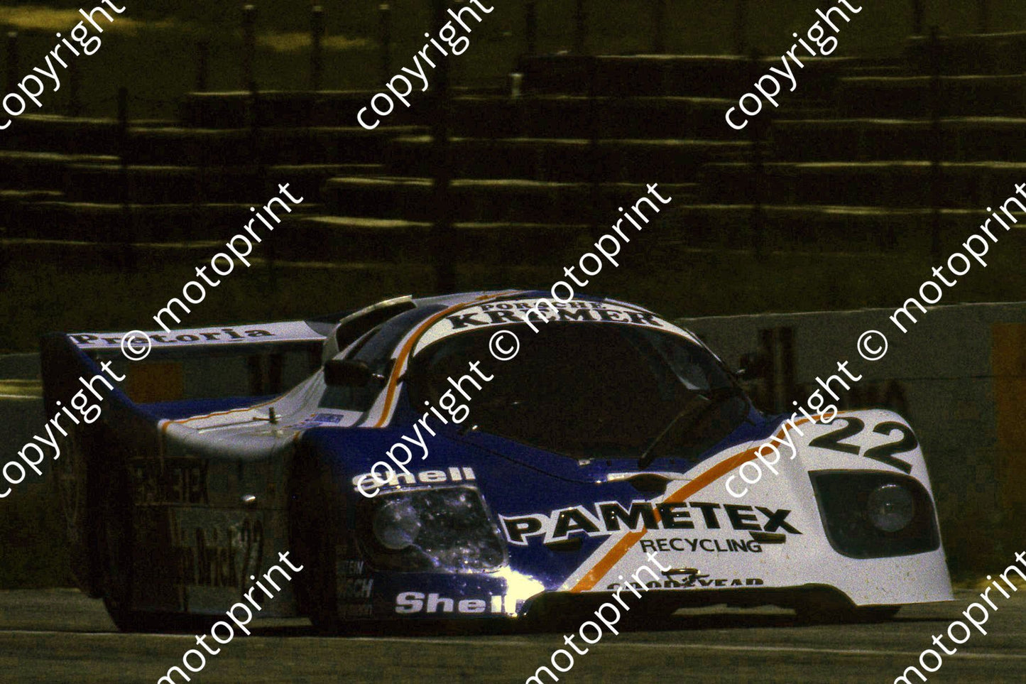1983 Castrol 1000 22 Kees Kroesmeijer Frans Konrad George Fouche Kremer CK5 (courtesy Roger Swan) 491