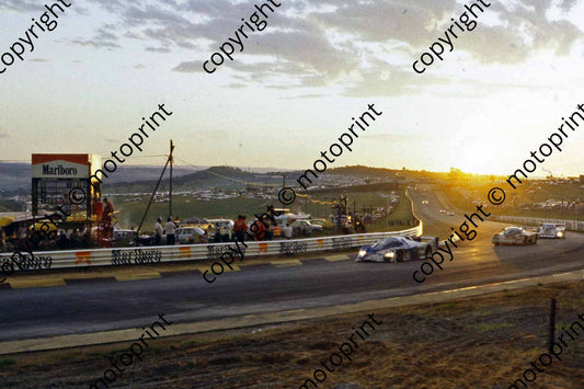 1983 Castrol 1000 22 dusk George Fouche, Kees Kroesemeijer, Frans Konrad CK5 Kremer Porsche  (courtesy Roger Swan)