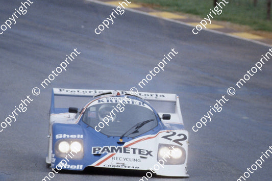 1983 Castrol 1000 22 rain George Fouche Kees Kroesemeijer Frans Konrad Kremer CK5 Porsche  (courtesy Roger Swan)