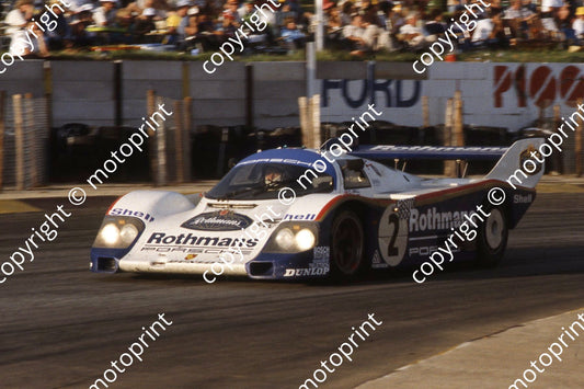 1983 Castrol 1000 2 Derek Bell Stefan Bellof Porsche 956 (courtesy Roger Swan) (20)
