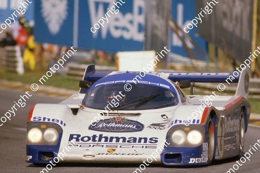 1983 Castrol 1000 2 Derek Bell Stefan Bellof Porsche 956 (courtesy Roger Swan) (25)