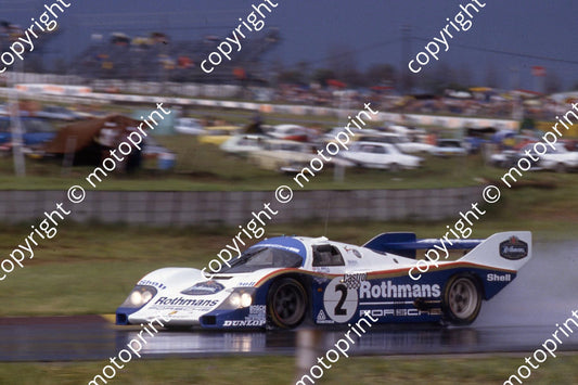 1983 Castrol 1000 2 rain Derek Bell Stefan Bellof Porsche 956 (courtesy Roger Swan) (5)