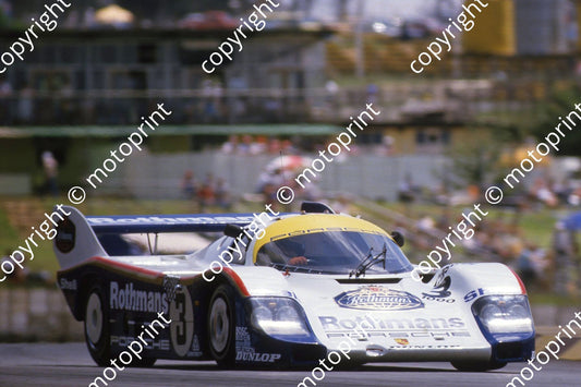 1983 Castrol 1000 3 Al Holbert Vern Schuppan Porsche 956 (courtesy Roger Swan) (1)