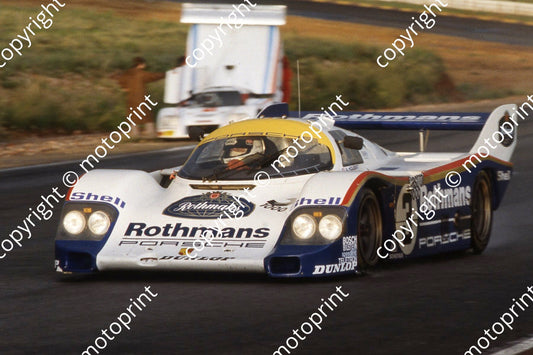 1983 Castrol 1000 3 Al Holbert Vern Schuppan Porsche 956 (courtesy Roger Swan) (19)