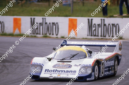 1983 Castrol 1000 3 Al Holbert Vern Schuppan Porsche 956 (courtesy Roger Swan) (3)