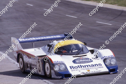 1983 Castrol 1000 3 Al Holbert Vern Schuppan Porsche 956 (courtesy Roger Swan) (9)