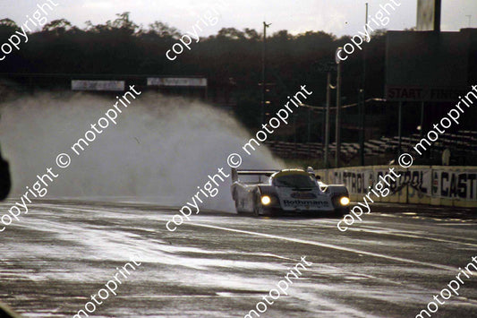 1983 Castrol 1000 3 rain Al Holbert Vern Schuppan Porsche 956 (courtesy Roger Swan)
