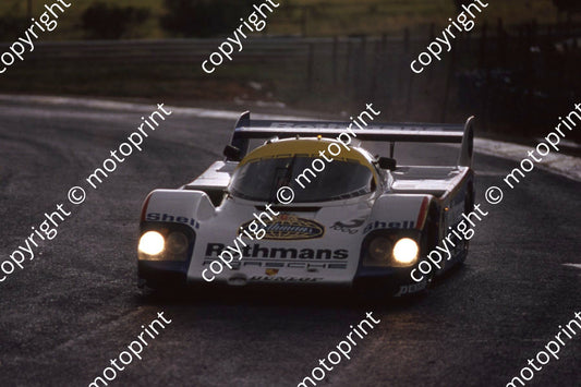 1983 Castrol 1000 3 rain Al Holbert Vern Schuppan Porsche 956 (courtesy Roger Swan) (5)