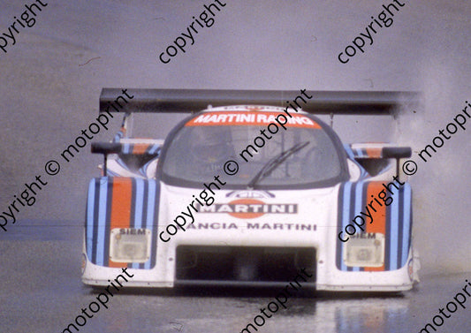 1983 Castrol 1000 4 Riccardo Patrese Alessandro Nannini Lancia LC2 scanned 20x30cm size (courtesy Roger Swan) (2)