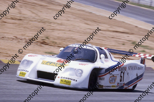 1983 Castrol 1000 51 M Gellini, M Radicella Lancia LC1 (courtesy Roger Swan) (3)