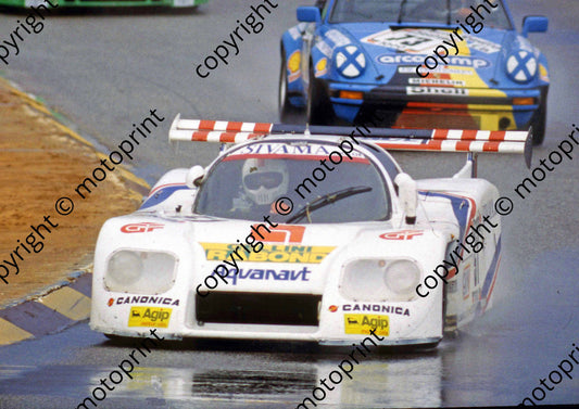 1983 Castrol 1000 51 rain M Gellini M Radicella Lancia LC1 scanned 20x30cm size (courtesy Roger Swan)