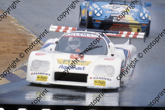 1983 Castrol 1000 51 rain M Gellini, M Radicella Lancia LC1 (courtesy Roger Swan)