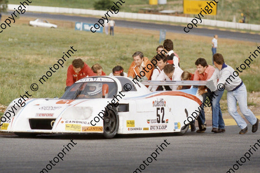 1983 Castrol 1000 52 Nicola Bianco, Fausto Carello Lancia LC1 stopped (courtesy Roger Swan) (2)