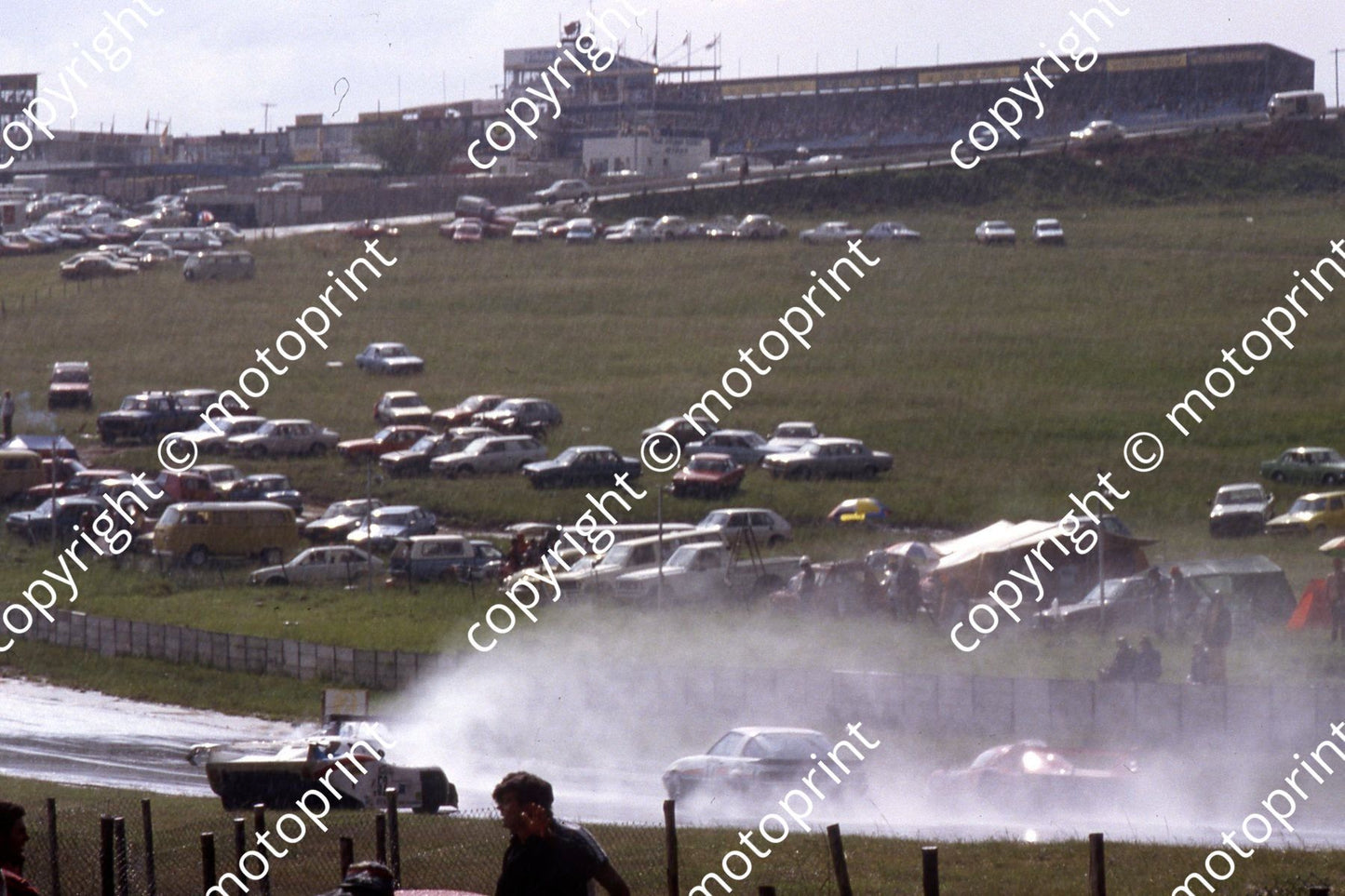 1983 Castrol 1000 52 e rain going off at Barbeque Nicola Bianco  Fausto Carello Lancia LC1 (courtesy Roger Swan) (2)