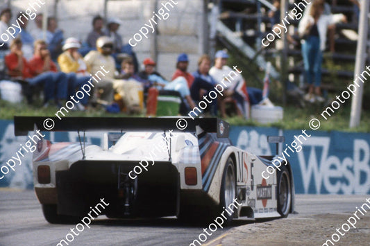 1983 Castrol 1000 5 Piercarlo Ghinzani Hans Heyer Giorgio Pianta Lancia LC2 (courtesy Roger Swan) 209