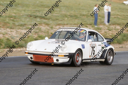1983 Castrol 1000 75 Mario Regusci, Olindo Del The Porsche 930 (courtesy Roger Swan)