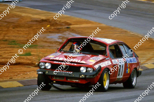 1983 Castrol 1000 81  Abel D_Oliveira Roffino Pontes Alfa GTV6 (courtesy Roger Swan)