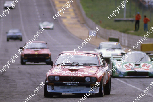 1983 Castrol 1000 81 Abel D_Oliveira Roffino Pontes Alfa GTV6 (courtesy Roger Swan) (4)