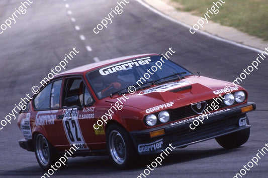 1983 Castrol 1000 82 Arnold Chatz Eric Sanders Alfa GTV6 (courtesy Roger Swan) (1)