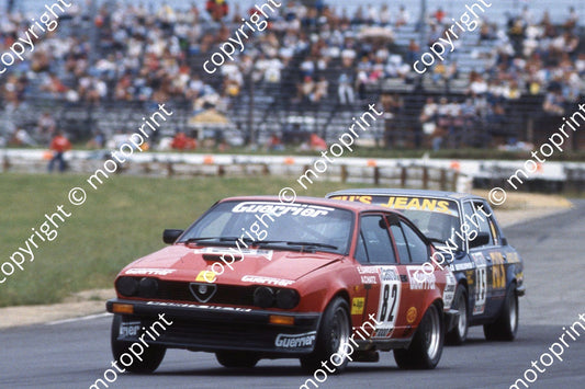 1983 Castrol 1000 82 Arnold Chatz  Eric Sanders Alfa GTV6 (courtesy Roger Swan) (4)