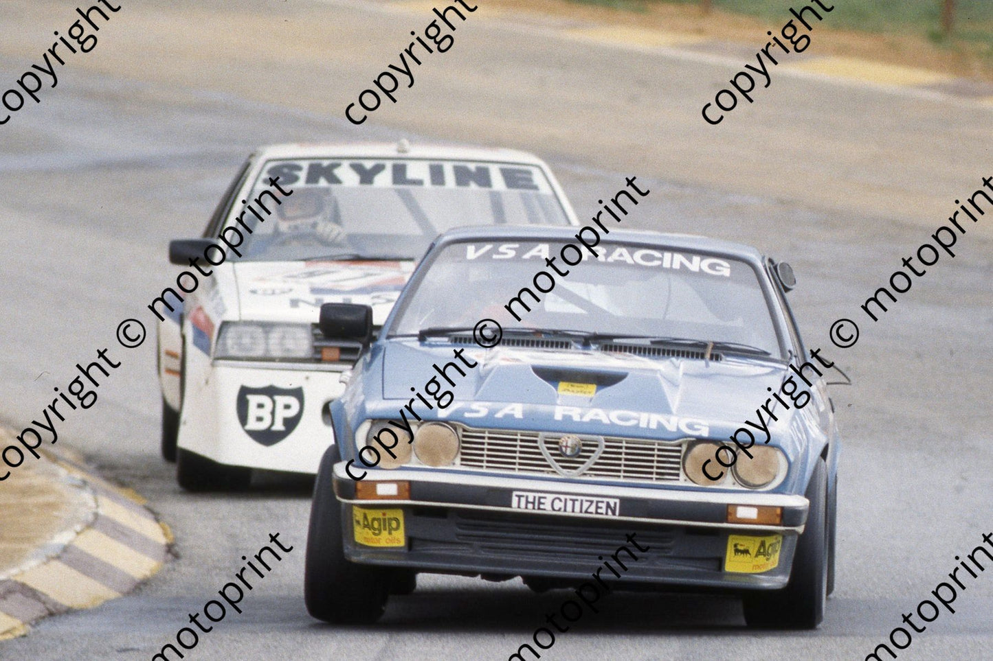 1983 Castrol 1000 83 Maurizio Bianco Dick Pickering Alfa GTV6 (courtesy Roger Swan) (1)