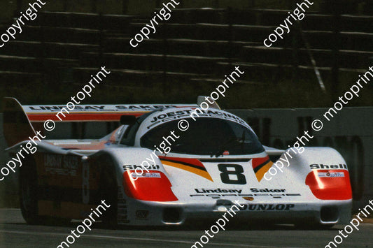 1983 Castrol 1000 8 Bob Wollek Stefan Johanssen Chico Serra Porsche 956 (courtesy Roger Swan)