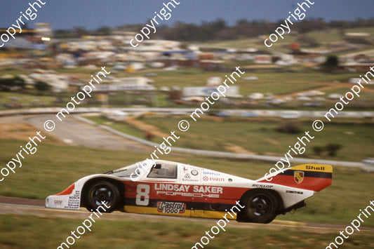1983 Castrol 1000 8 Bob Wollek, Stefan Johansson, Chico Serra Porsche 956 (courtesy Roger Swan) (24)