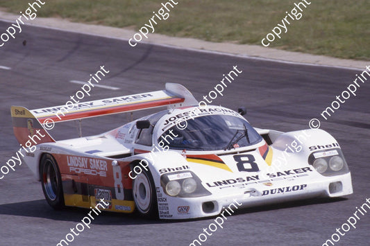 1983 Castrol 1000 8 Bob Wollek, Stefan Johansson, Chico Serra Porsche 956 (courtesy Roger Swan) (5)
