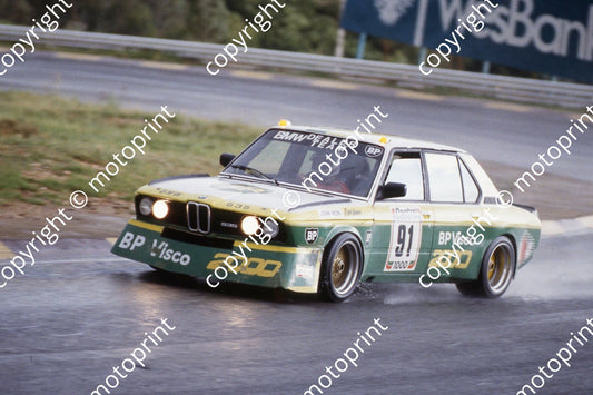 1983 Castrol 1000 91 rain Tony Viana John Moni BMW 535i (courtesy Roger Swan) (1)