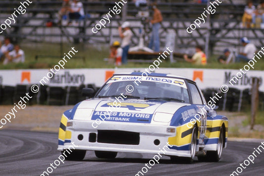 1983 Castrol 1000 93 Ben Morgenrood, Willie Hepburn Mazda RX7 (courtesy Roger Swan) (2)