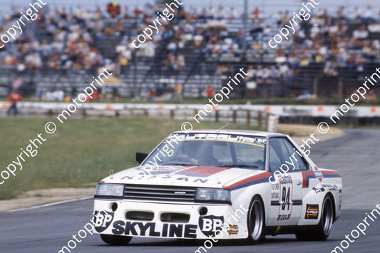 1983 Castrol 1000 94 Hennie van der Linde, George Santana Nissan Skyline (courtesy Roger Swan) (3)