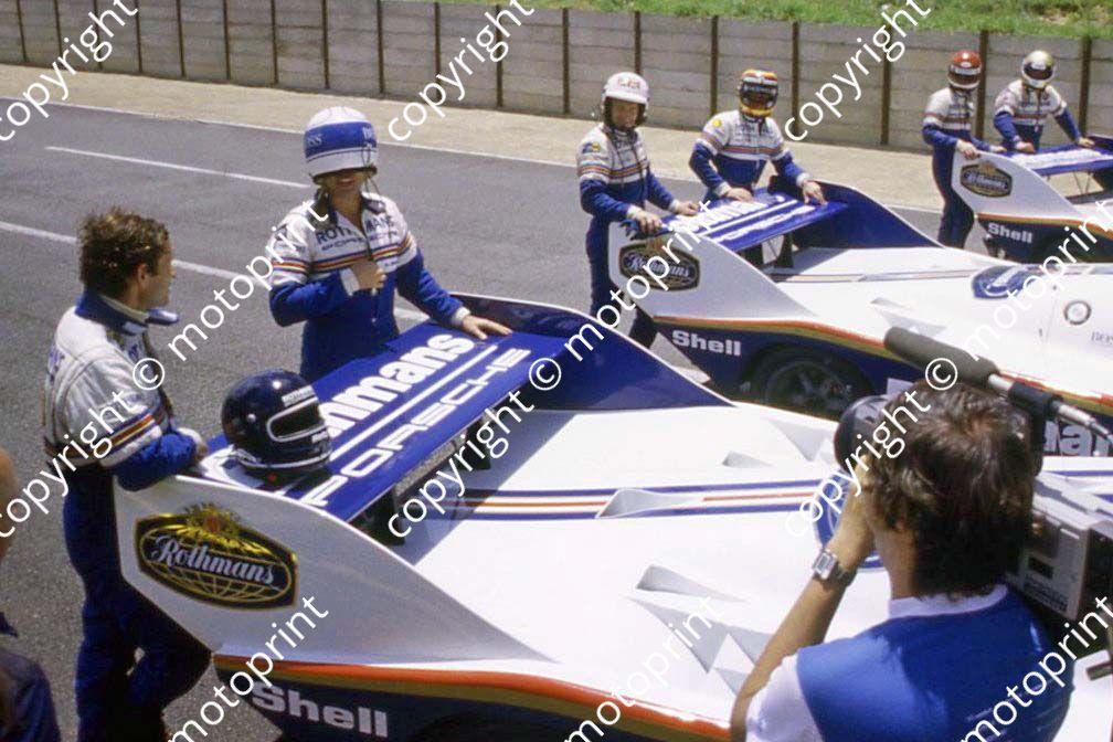1983 Castrol 1000 Rothmans Porsche team Ickx Mass Bell Bellof Holbert Schuppan(courtesy Roger Swan) 332 (3)