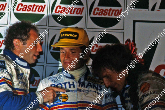1983 Castrol 1000 podium Jochen Mass Jackie Ickx Derek Bell (courtesy Roger Swan) (12)