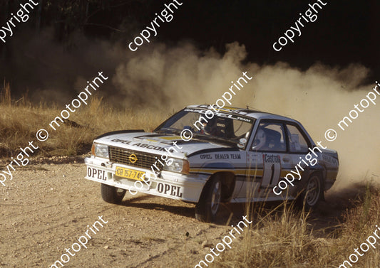 1983 Castrol Intnl 1 Jimmy McRae, Ian Grindrod Opel Ascona 4thl (Courtesy Roger Swan)(3)
